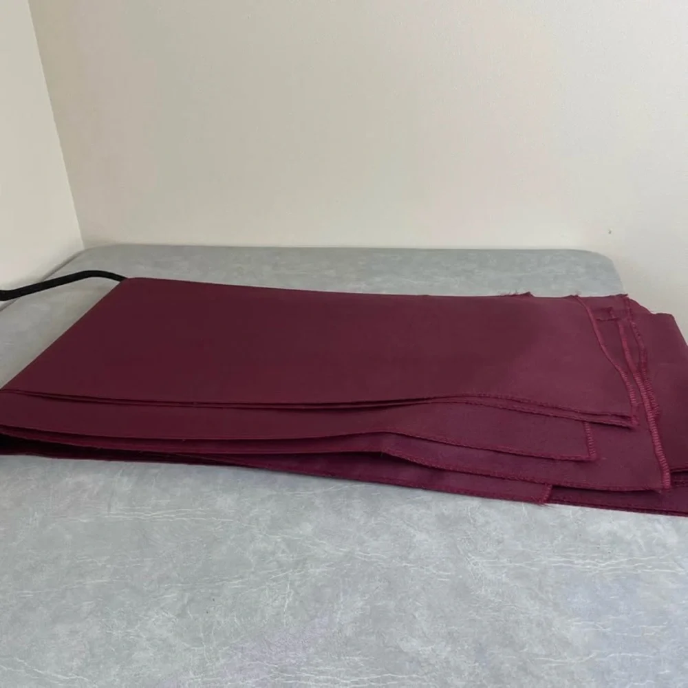 Set of 10 Deep Burgundy Table Runners
